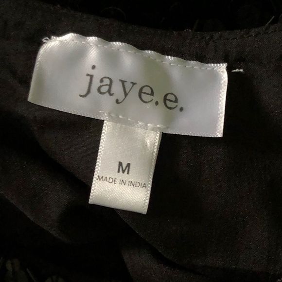 JAYE.E black matte sequin shift dress scoop neck - Picture 5 of 8